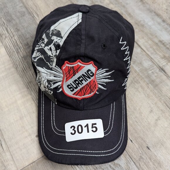 Dript* Men's Hook/Loop Adjustable Back Visor 3" Length "Surfing" Hat~ Adjustable - Picture 14 of 14